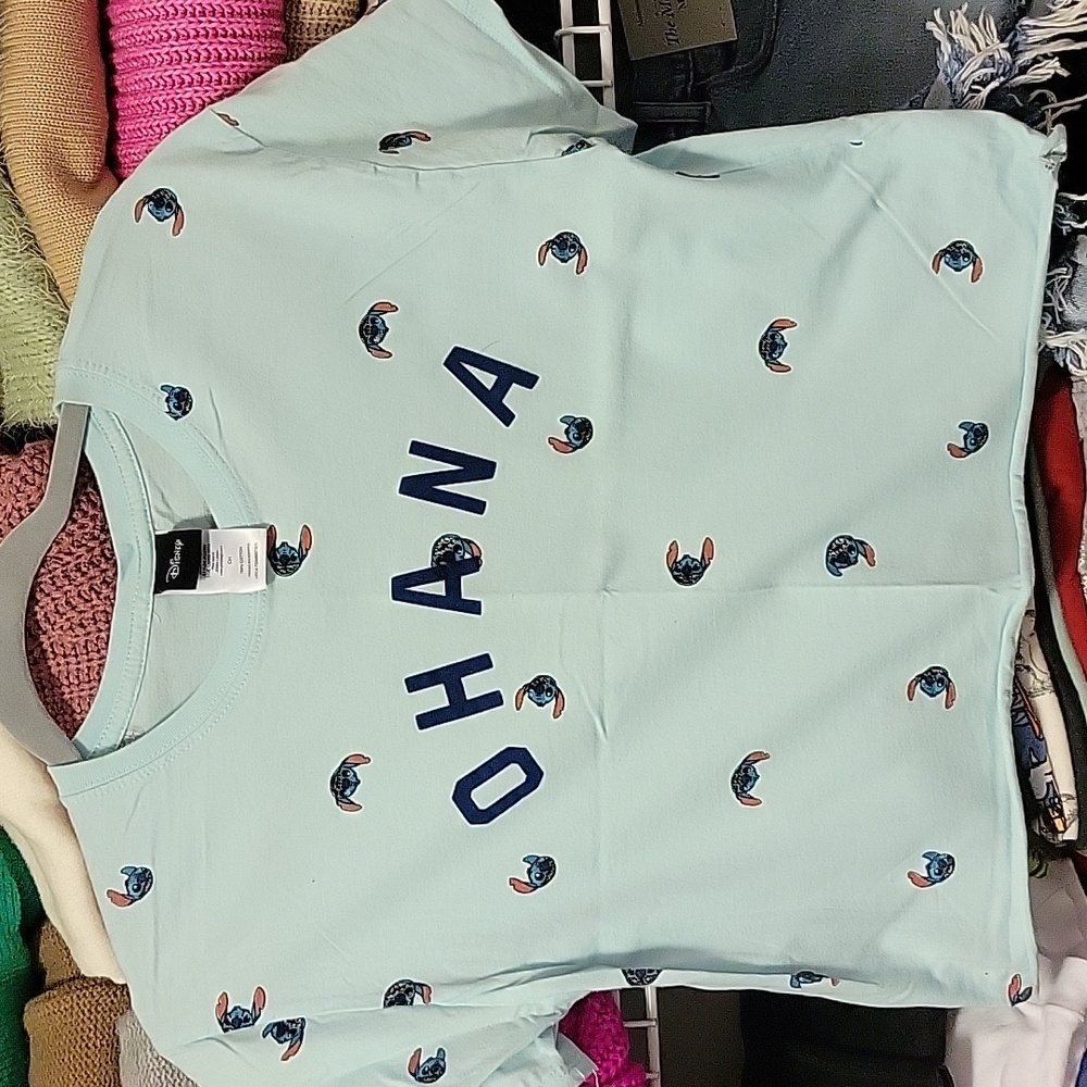Disney Stitch Ohana crop top